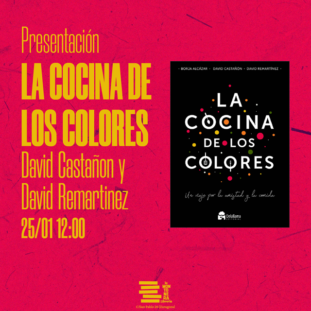 David Castañón y David Remartínez presentan 'La cocina de los colores'